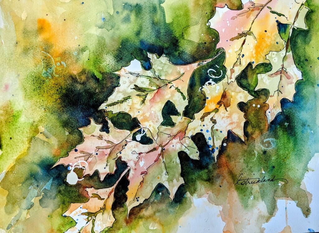 Watercolor Paint-N-Sip – October