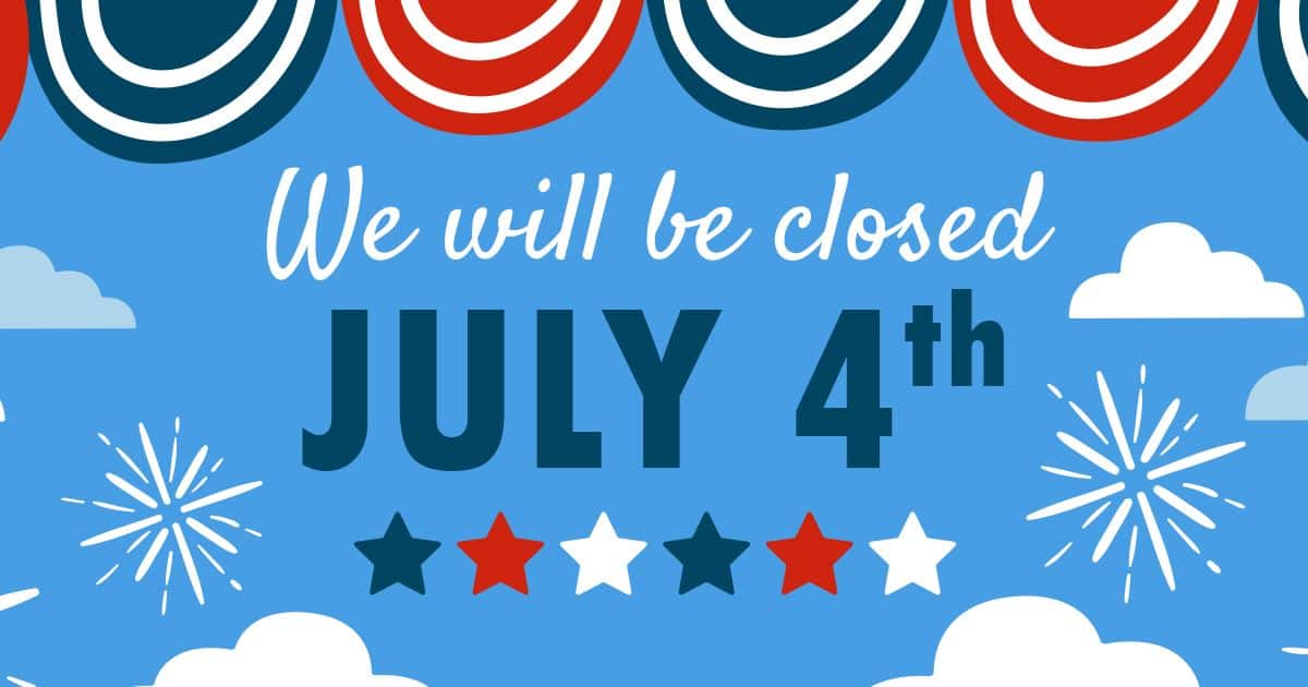 closed july 4th